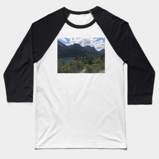 Mountain Lake in Glacier National Park Baseball T-Shirt